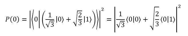 Probability of collapsing to 0