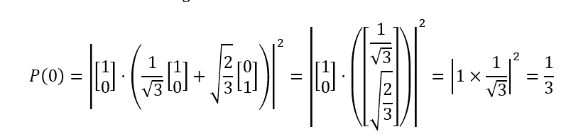 P(1) = 1 - P(0)